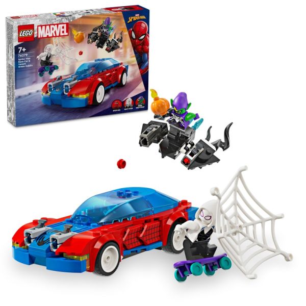 LEGO® Super Heroes Marvel - Spider-Mans Rennauto & Venom Green Goblin