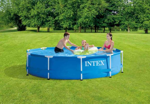 INTEX - Metall Frame Pool-Set 305 x 76cm, inkl. Filterpumpe