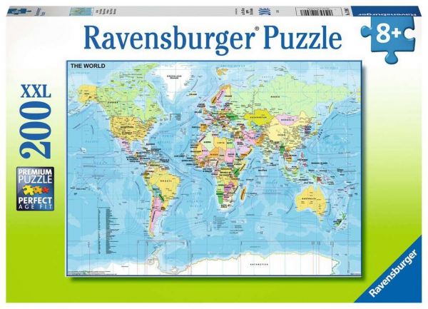 Ravensburger® Puzzle - Die Welt 200 Teile XXL
