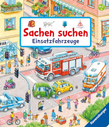 Ravensburger® Bücher - Sachen suchen: Einsatzfahrzeuge