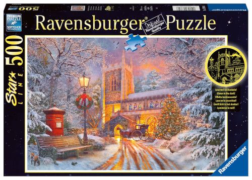 Ravensburger® Puzzle Star Line - Funkelnde Weihnachten, 500 Teile