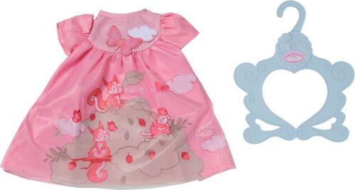 Baby Annabell® - Kleid rosa Eichhörnchen, 43 cm