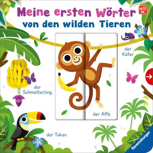 Ravensburger® Bücher - Meine ersten Wörter von den wilden Tieren