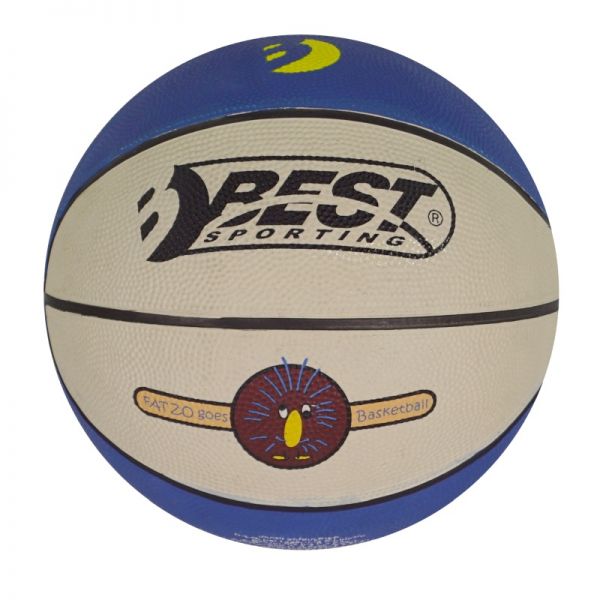 BEST Sporting - Mini Basketball blau/cremefarben