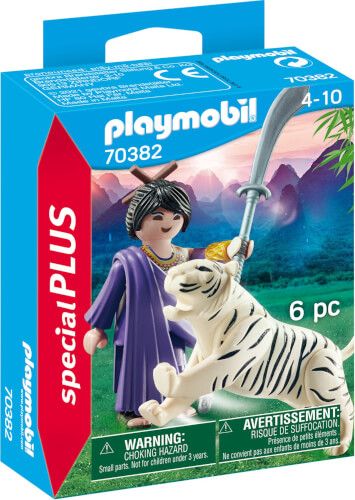 PLAYMOBIL® Special Plus - Asiakämpferin mit Tiger