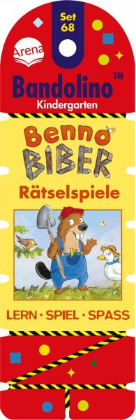 Arena Verlag Bandolino™ Kindergarten - Benno Biber Rätselspiele Set 68