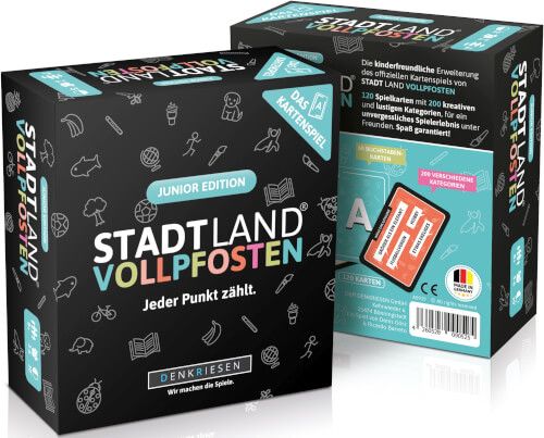 STADT LAND VOLLPFOSTEN® Das Kartenspiel - Junior Edition