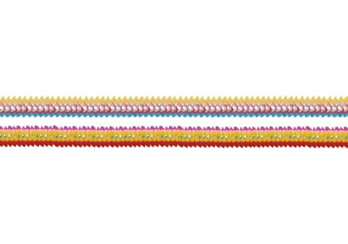 amscan® - 4 Girlanden mit gefärbten Rändern, 8 x 200 cm