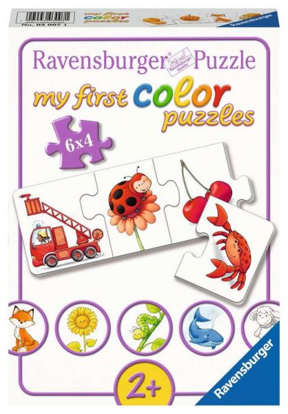 Ravensburger® My First Color Puzzle - Alle meine Farben 6 x 4 Teile