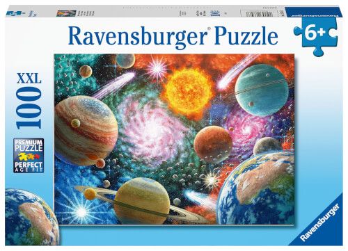 Ravensburger® Kinderpuzzle XXL - Sterne und Planeten, 100 Teile