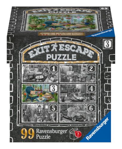 Ravensburger® Puzzle EXIT - Im Gutshaus Wintergarten 99 Teile