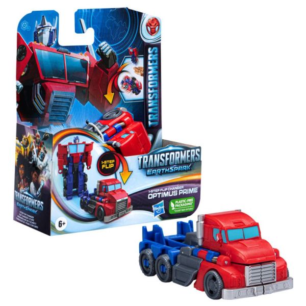 Hasbro Transformers - Earthspark Optimus Prime 1 Step Flip Changer