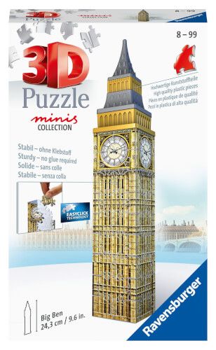 Ravensburger® 3D Puzzle Mini - Big Ben, 54 Teile