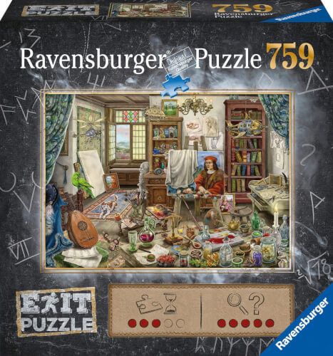Ravensburger® Puzzle EXIT - Das Künstleratelier, 759 Teile
