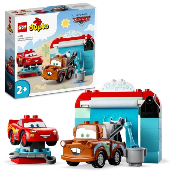 LEGO® DUPLO® Disney™ and Pixar’s - Cars Lightning McQueen und Mater in der Waschanlage