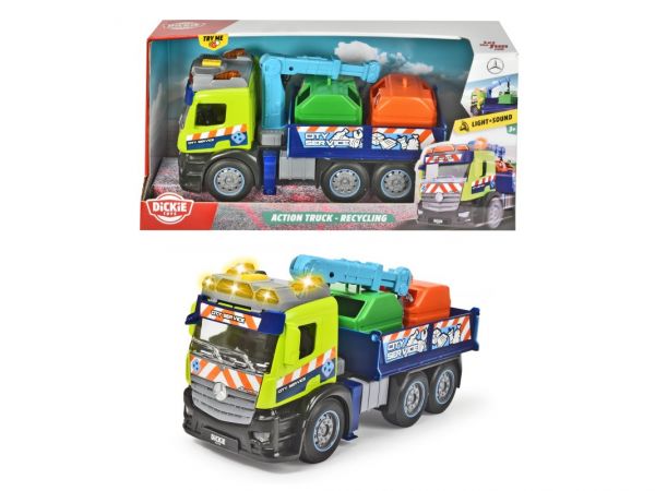 Dickie Toys - Action Truck, Recycling