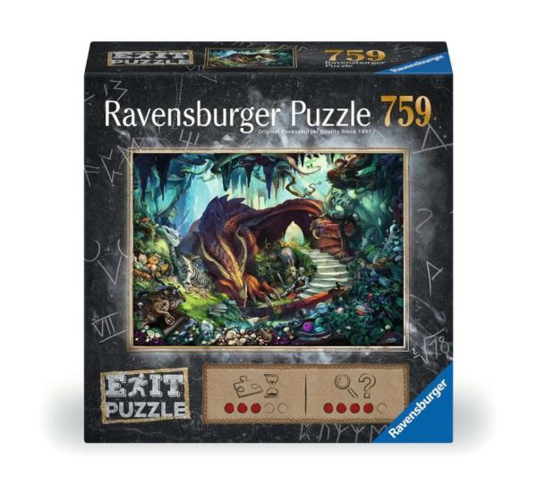 Ravensburger® Puzzle EXIT - In der Drachenhöhle, 759 Teile