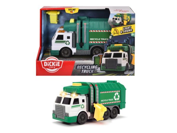Dickie Toys - Recycling Truck mit Licht & Sound, 15 cm