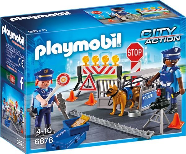 PLAYMOBIL® City Action - Polizei Straßensperre