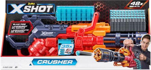 ZURU XSHOT - Crusher (35-Dart Gürtel,48 Darts)