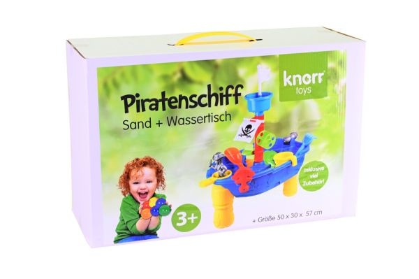 Knorrtoys - Sand- und Wassertisch - "Piratenschiff"