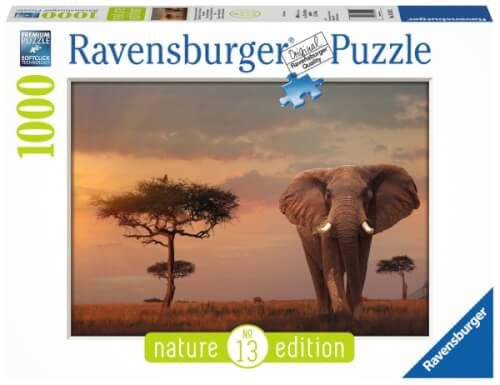 Ravensburger® Puzzle - Elefant in Masai Mara Nationalpark, 1000 Teile