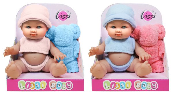 Lissi Dolls - Baby Puppe super soft, 23 cm, sortiert