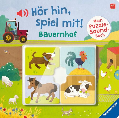 Ravensburger® Bücher - Mein Puzzle-Soundbuch: Bauernhof