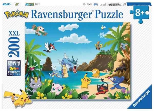 Ravensburger® Puzzle XXL - Pokémon™ Schnapp sie dir alle!, 200 Teile