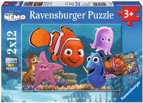 Ravensburger® Puzzle - Nemo der kleine Ausreißer 2x12T.
