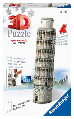 Ravensburger® 3D Puzzle Mini - Schiefer Turm von Pisa, 54 Teile