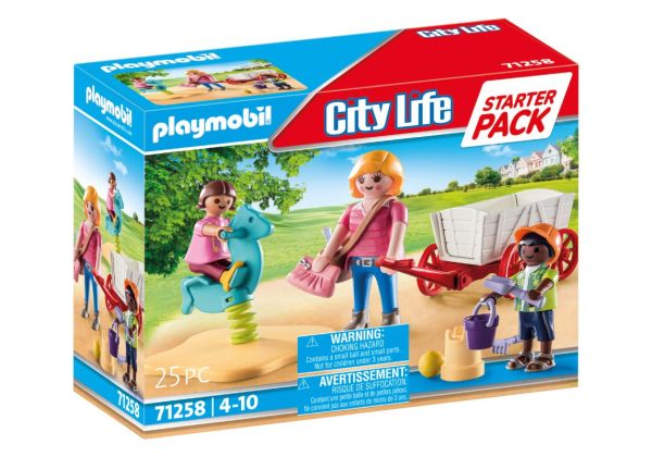 PLAYMOBIL® City Life - Starter Pack Erzieherin mit Bollerwagen
