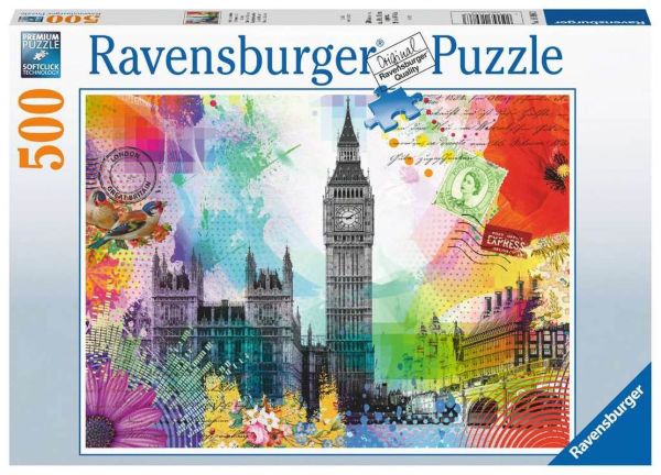 Ravensburger® Puzzle - Grüße aus London, 500 Teile
