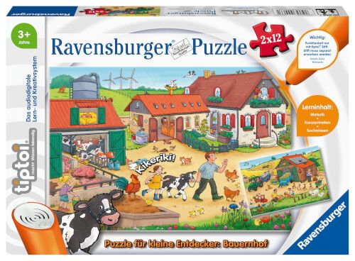 Ravensburger® tiptoi® Puzzle für kleine Entdecker - Bauernhof