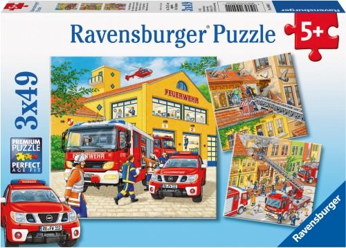 Ravensburger® Puzzle - Feuerwehreinsatz 3x49 Teile