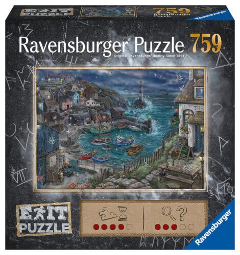 Ravensburger® EXIT Puzzle - Das Fischerdorf, 759 Teile