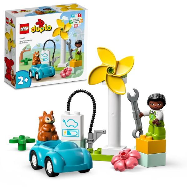 LEGO® DUPLO® Town - Windrad und Elektroauto