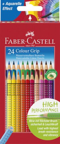 Faber-Castell - Buntstifte Colour Grip, 24er Set