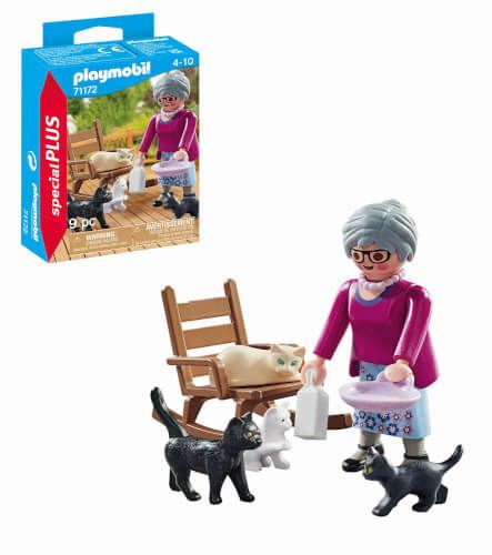PLAYMOBIL® Special Plus - Oma mit Katzen