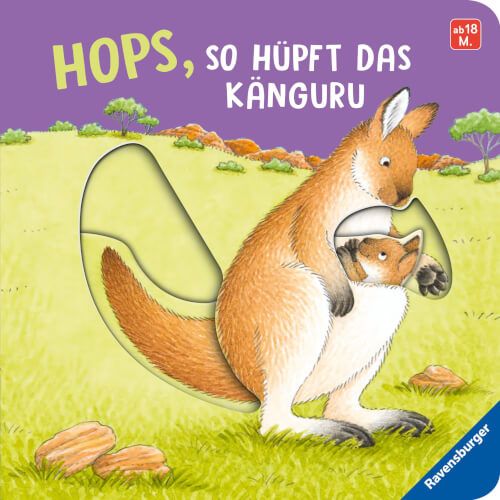 Ravensburger® Bücher - Hops, so hüpft das Känguru