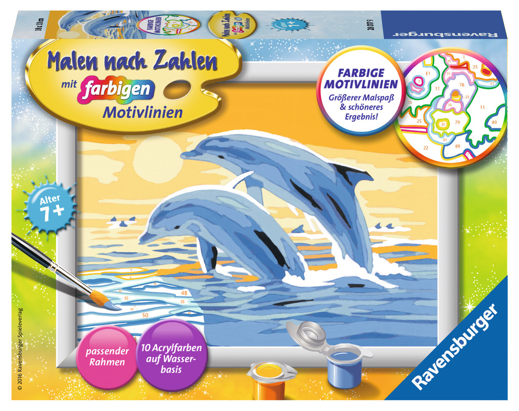 Ravensburger? Malen nach Zahlen - Freunde des Meeres | Teddy Toys Kinderwelt