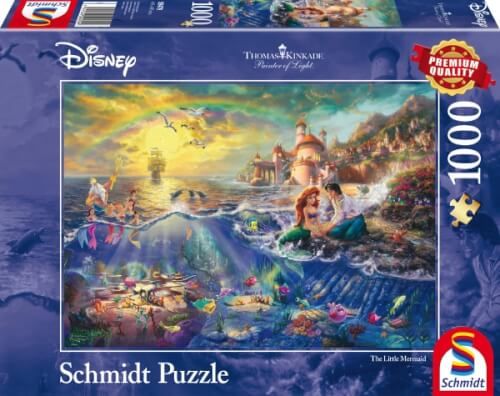 Schmidt Puzzle - Disney Kleine Meerjungfrau, Arielle, 1000 Teile