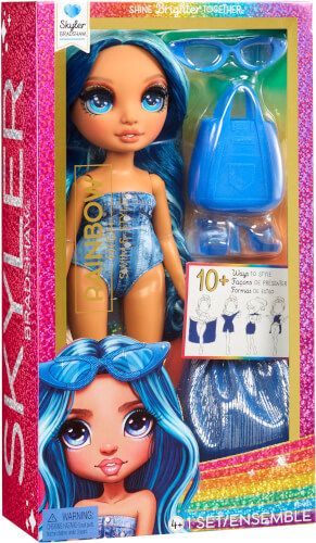 Rainbow High Swim & Style Fashion Doll - Skyler (Blue)