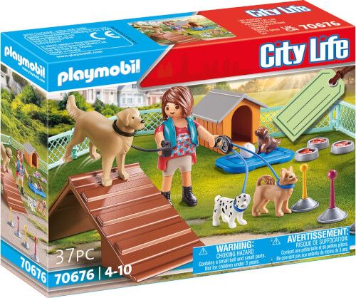 PLAYMOBIL® City Life - Geschenkset 'Hundetrainerin'