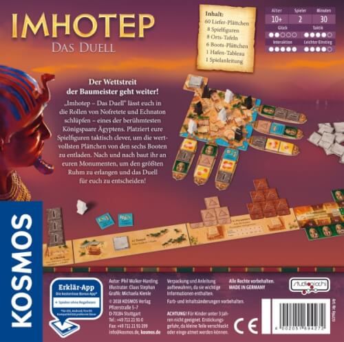 Kosmos Spiele - Imhotep - Das Duell