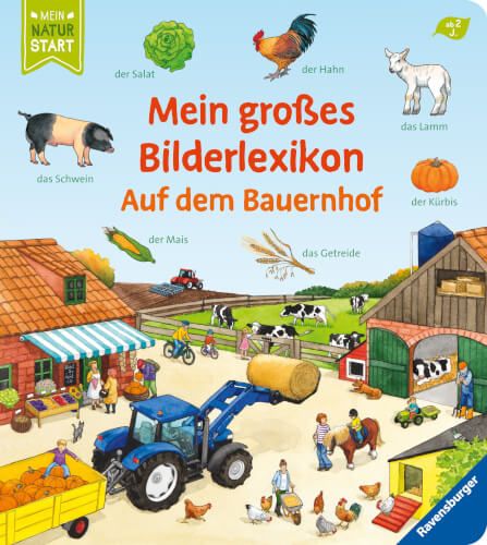 Ravensburger® Bücher - Mein großes Bilderlexikon: Auf dem Bauernhof