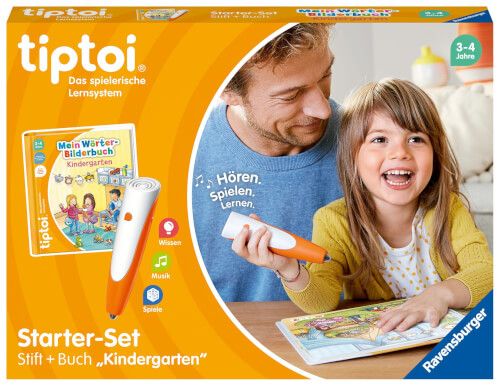 Ravensburger® tiptoi® Starter-Set mit Stift und Wörter-Bilderbuch Kindergarten