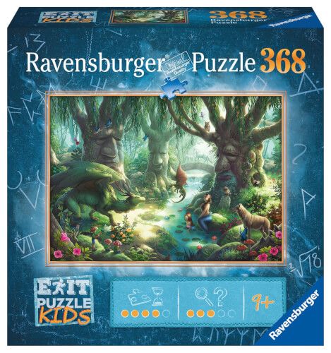 Ravensburger® Puzzle EXIT KIDS - Magischer Wald, 368 Teile