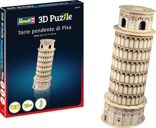 Revell 3D Puzzle Mini - Schiefer Turm von Pisa, 8 Teile