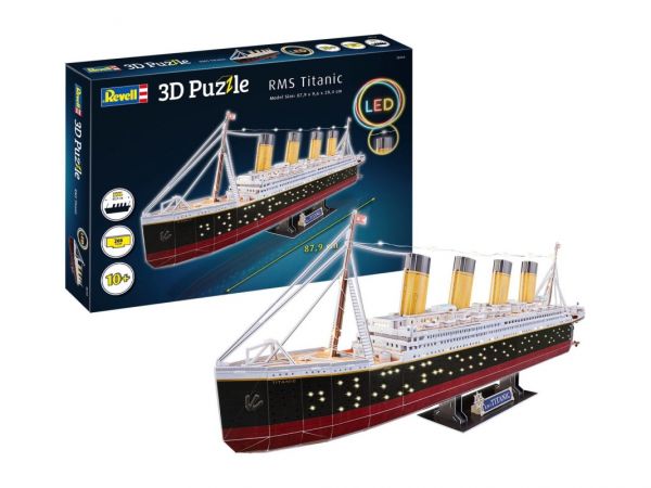 Revell 3D Puzzle - RMS Titanic, LED Edition